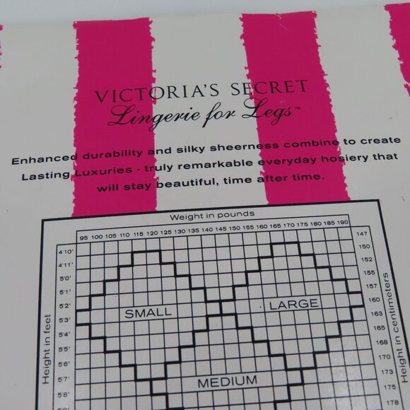 Victorias Secret Medium Charcoal Lasting Luxuries Control Top Pantyhose Sheer - Picture 7 of 12